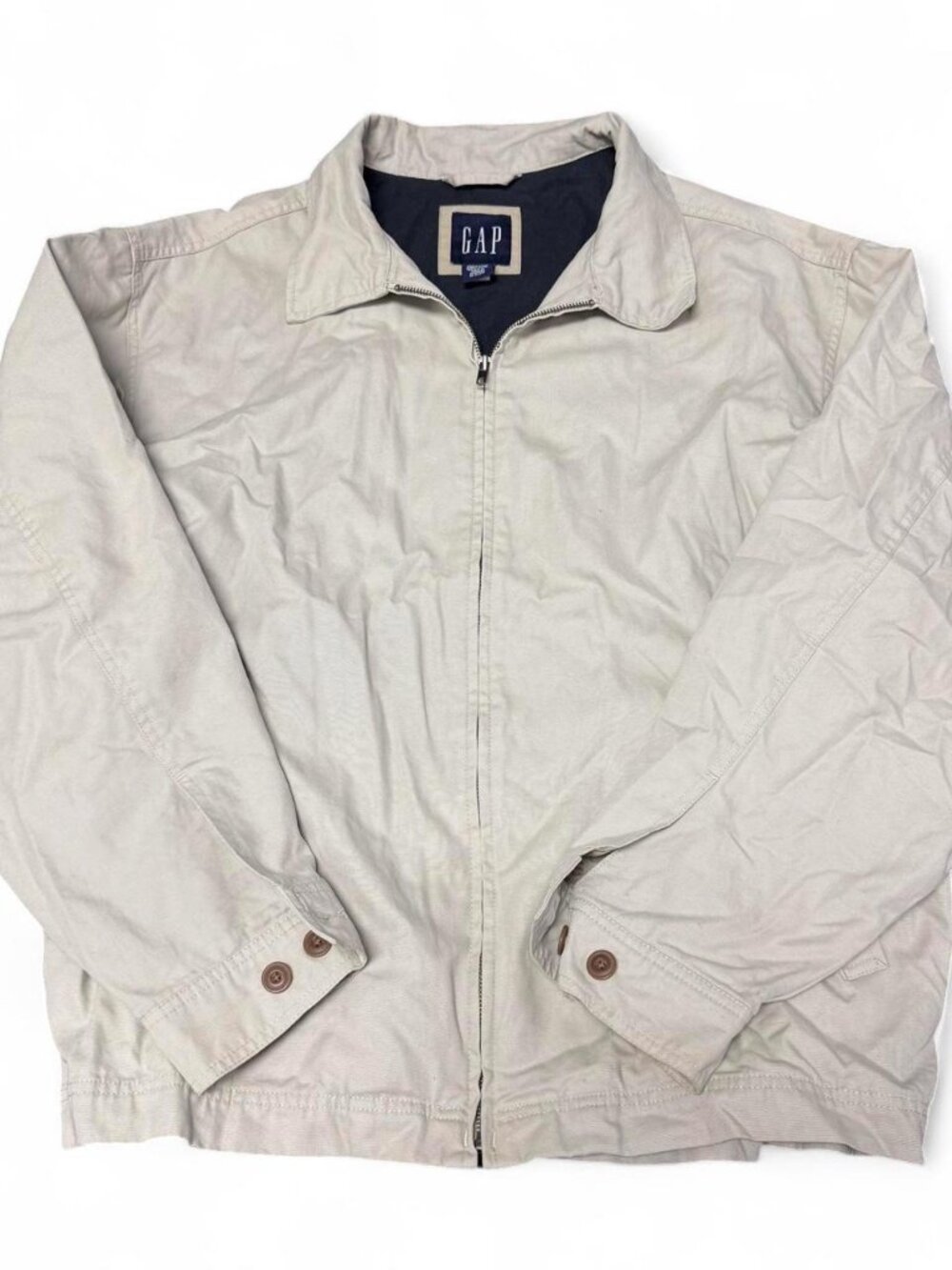 Gap y2k boxy fit zip up Harrington zip up jacket